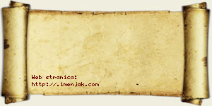 Nevena Miljanić vizit kartica